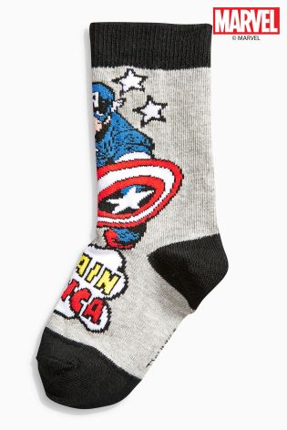 Multi Avengers Socks Three Pack (Older Boys)